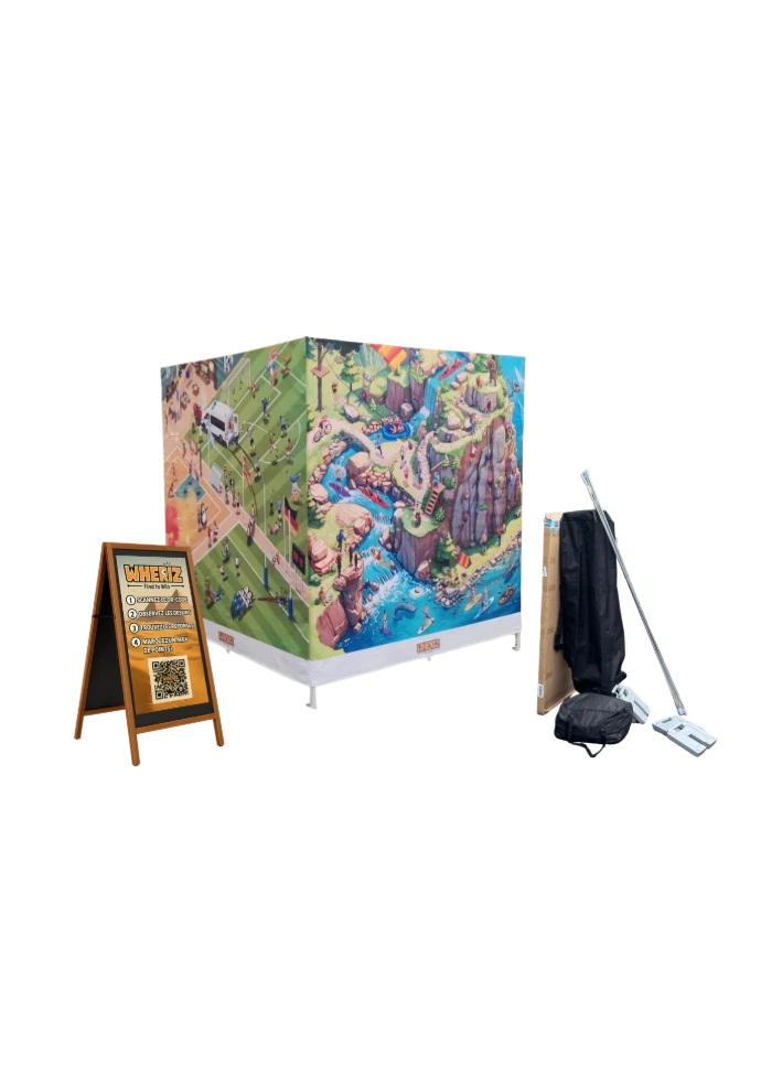 wheriz cube kit de jeu géant ou est charlie